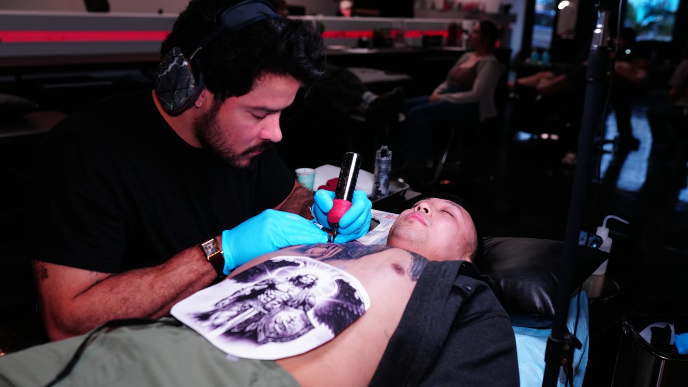 Memorial tribute tattoo by Ramon Rodrigo